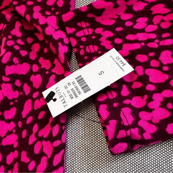 TALBOTS Cotton Long Sleeve Tee/ Shiraz Cabare - Picture 4 of 4